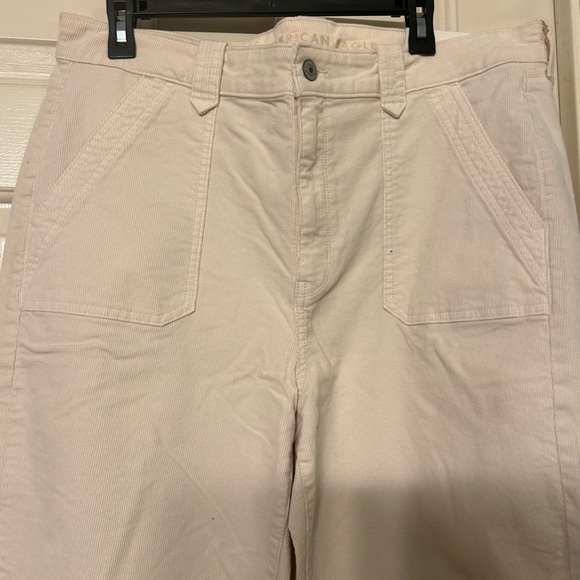American Eagle Corduroy Flare Pants cream NWT size 18 - Picture 2 of 10